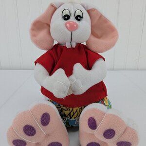 Cool Pals Plush Rabbit 8” Hippity Hop Buck Tooth Long Ears Big Feet Vintage